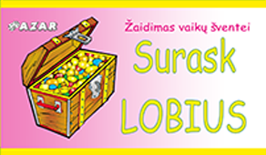 Žaidimas vaikams „Surask lobius“     3,00€